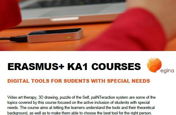 Erasmus +: KA1 Digital Tool Special Needs